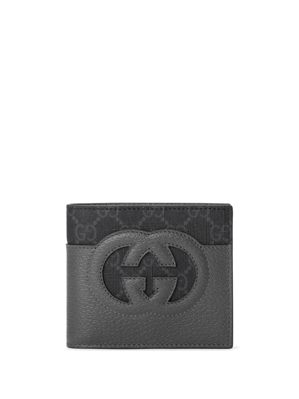 Gucci Interlocking G bi-fold wallet - Grey von Gucci