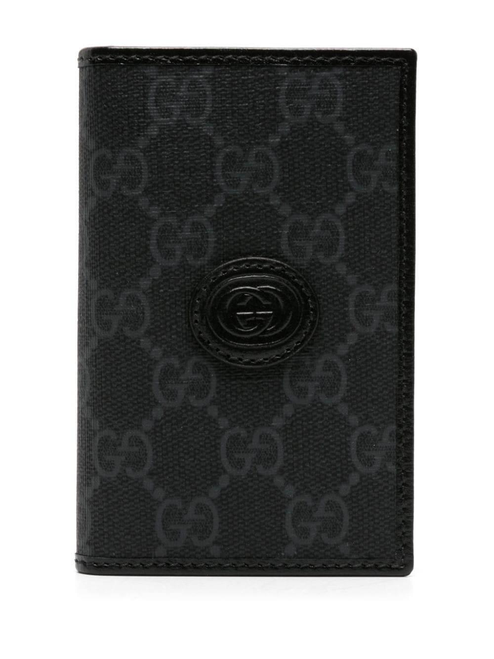 Gucci Interlocking G bi-fold cardholder - Black von Gucci