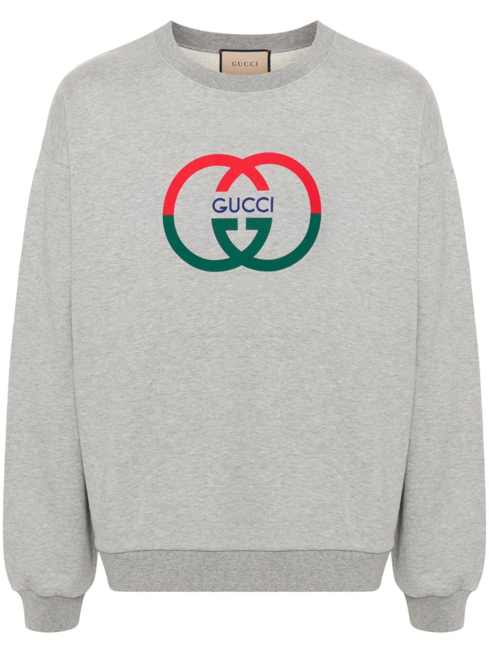 Gucci Interlocking G cotton sweatshirt - Grey von Gucci