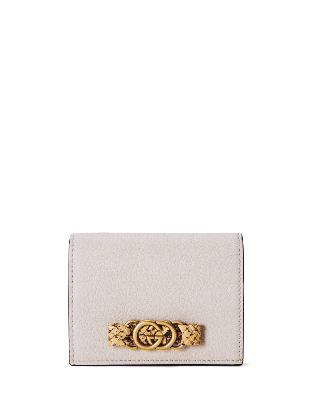 Gucci Interlocking G leather wallet - Neutrals von Gucci