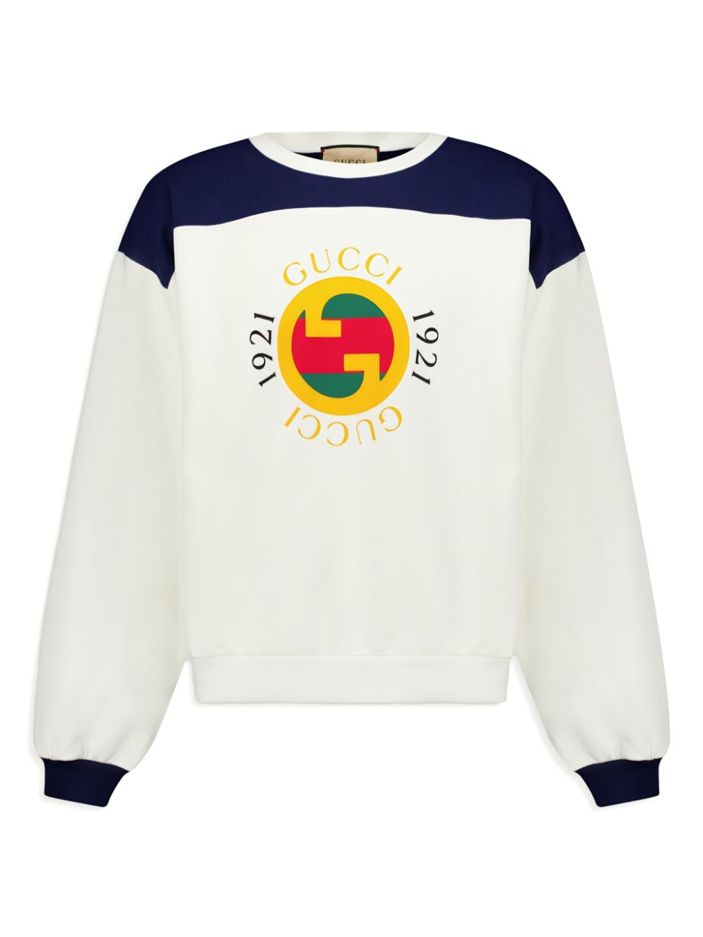 Gucci Interlocking G-print cotton sweatshirt - Neutrals von Gucci