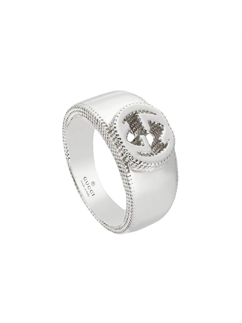Gucci Interlocking G ring in silver von Gucci