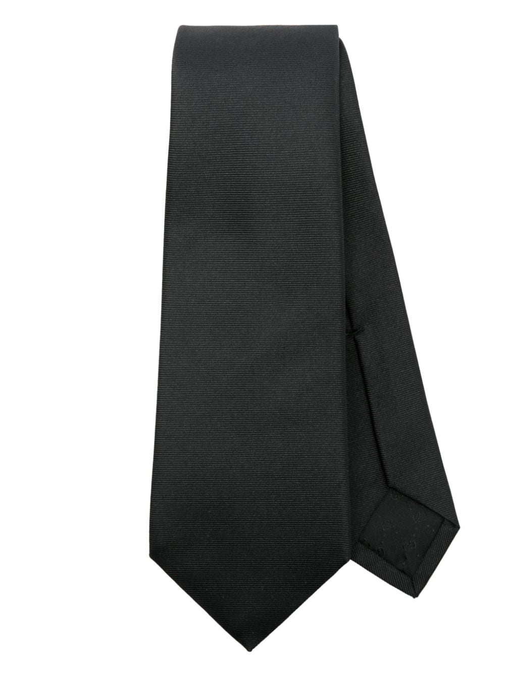 Gucci Interlocking G silk tie - Black von Gucci