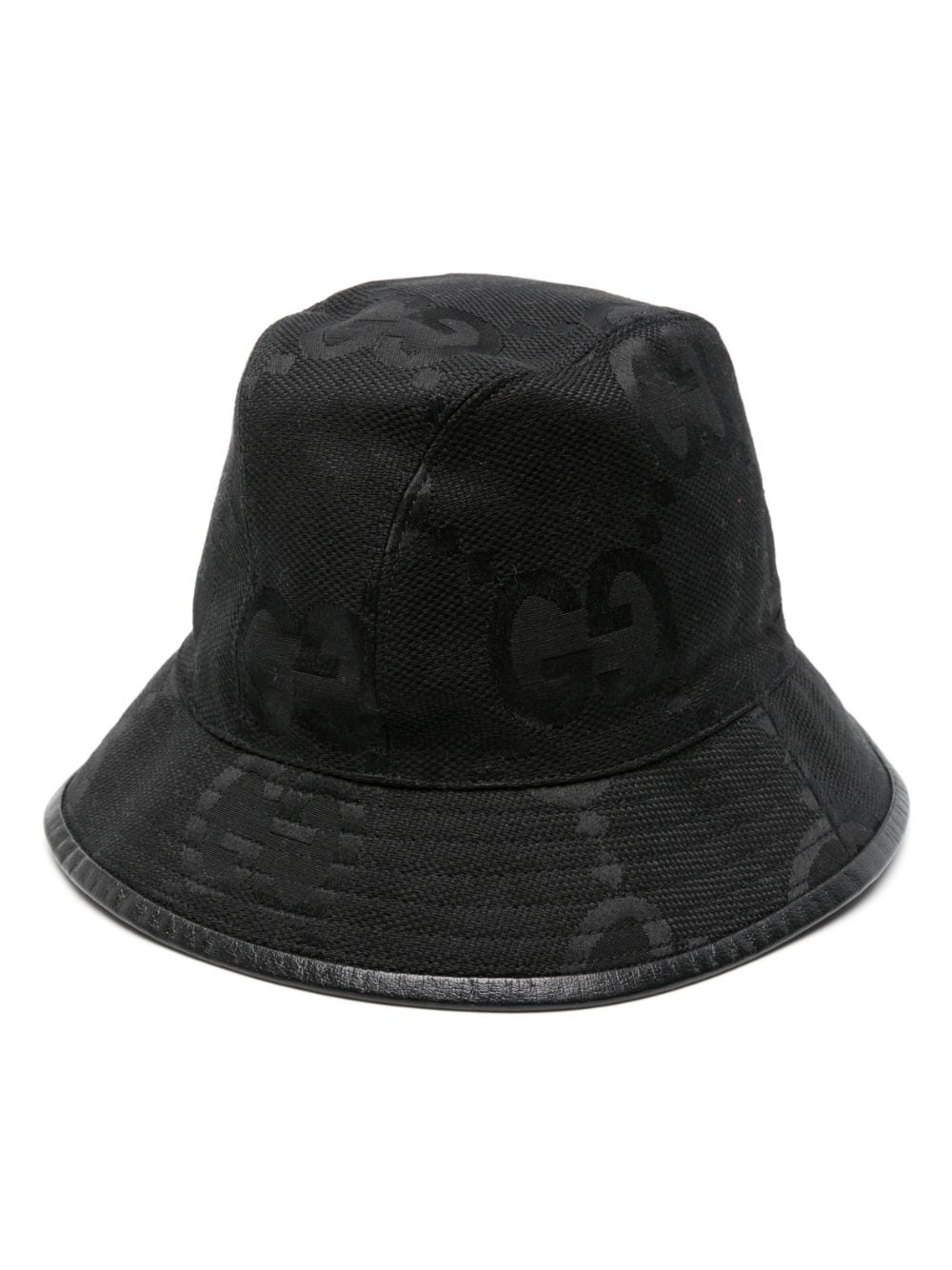 Gucci Jumbo GG canvas bucket hat - Black von Gucci