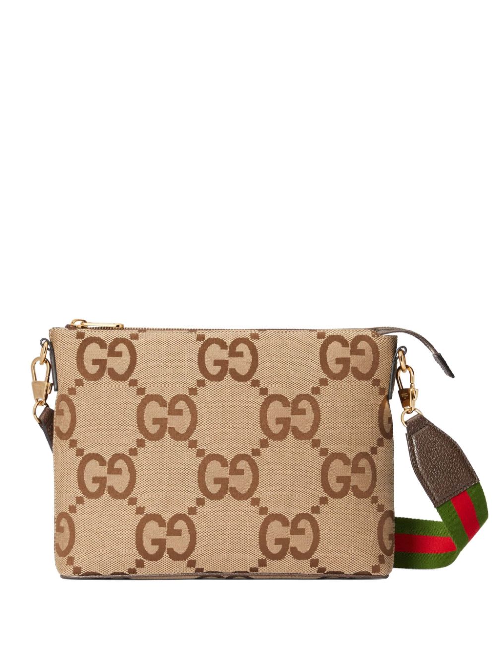 Gucci Jumbo GG messenger bag - Neutrals von Gucci