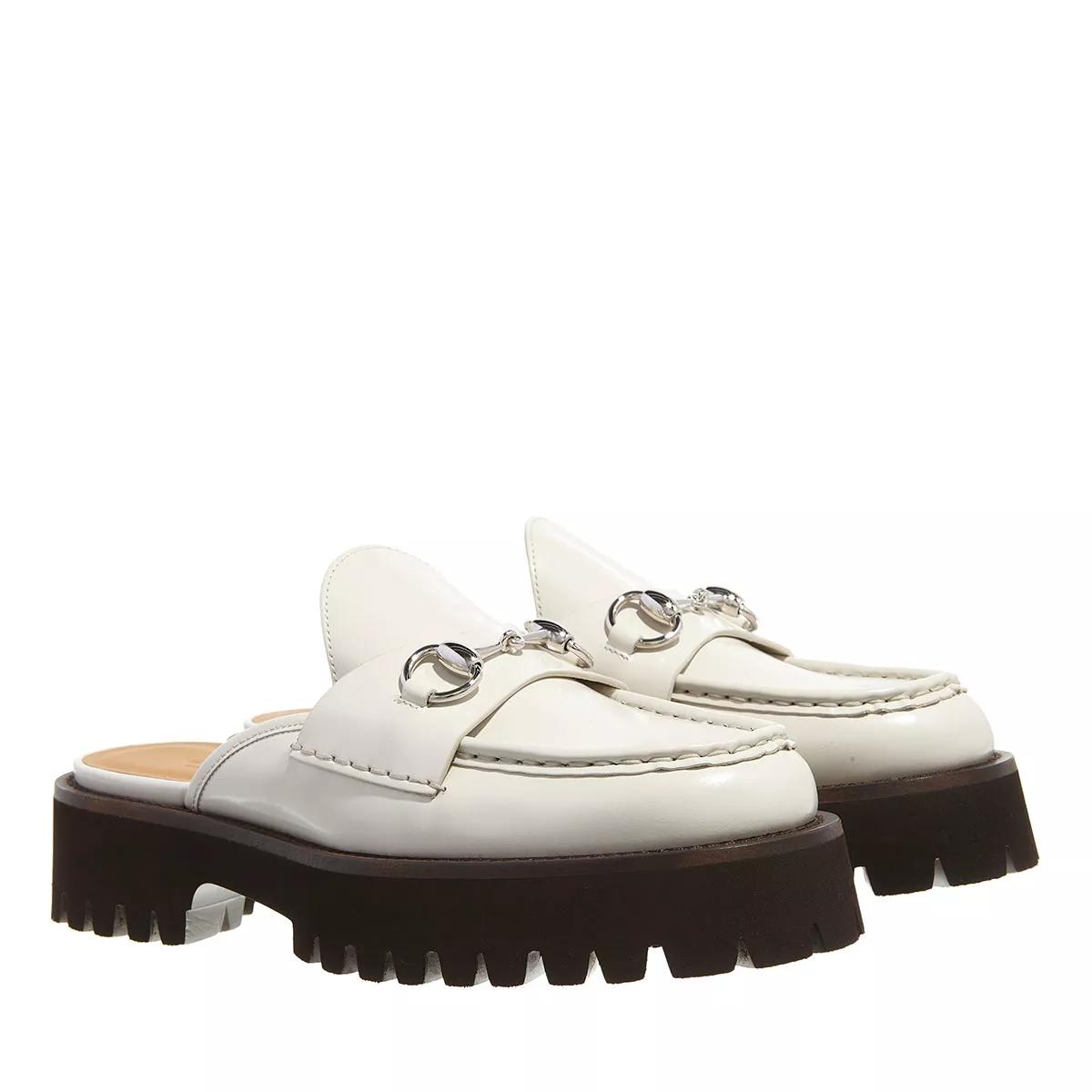 Gucci Loafers & Ballerinas - Sandals Leather - Gr. 35,5 (EU) - in Creme - für Damen von Gucci