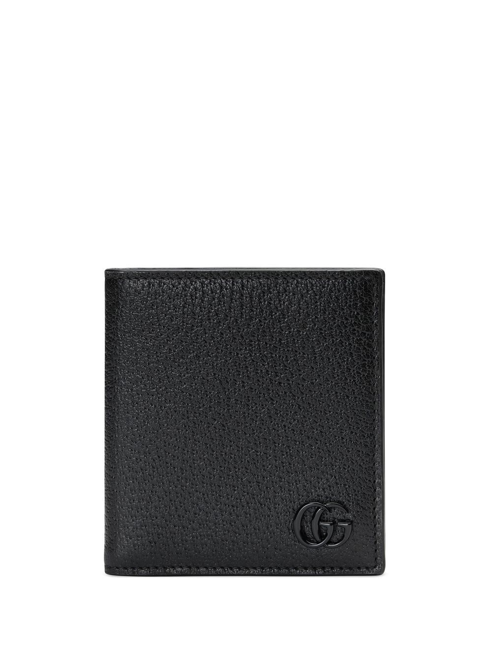 Gucci GG Marmont card case wallet - Black von Gucci