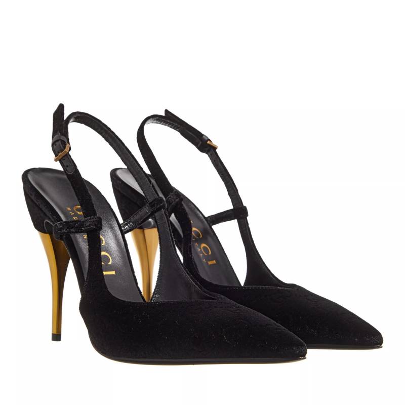 Gucci Pumps & High Heels - Women's GG Slingback Pump - Gr. 38 (EU) - in Schwarz - für Damen von Gucci