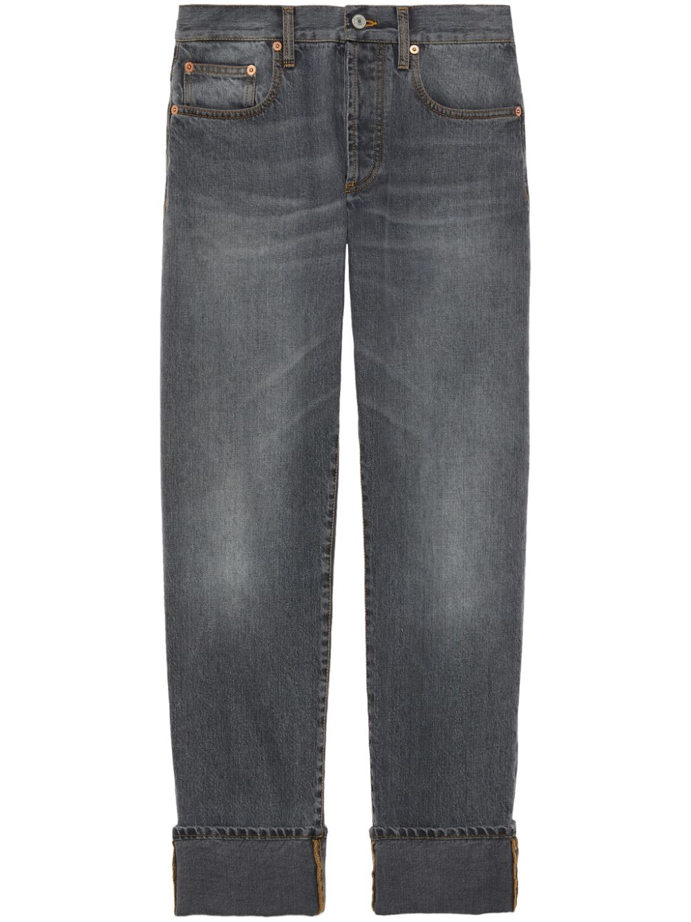 Gucci Retro Square G straight-leg jeans - Grey von Gucci