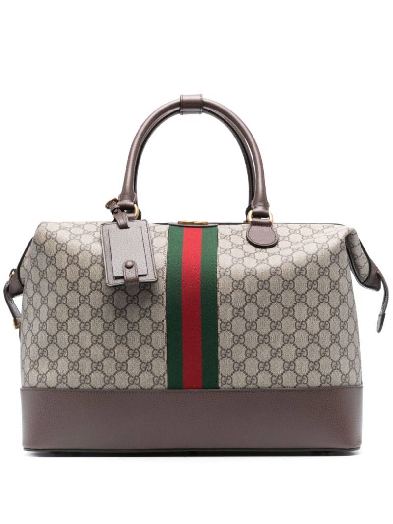 Gucci Savoy GG Supreme canvas holdall - Neutrals von Gucci