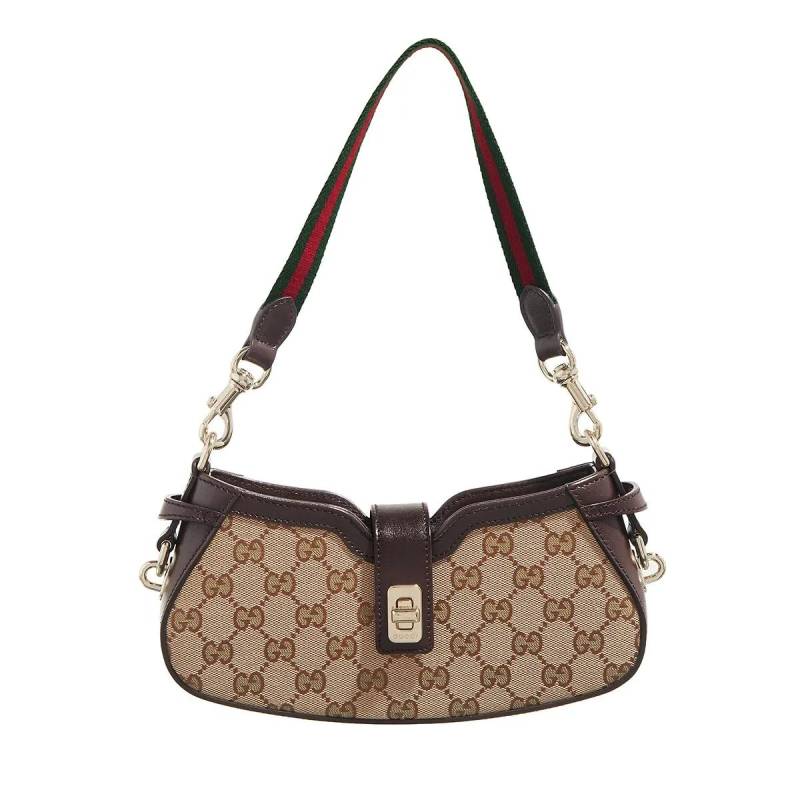 Gucci Schultertasche - Moon Side Mini Shoulder Bag - Gr. unisize - in Braun - für Damen von Gucci
