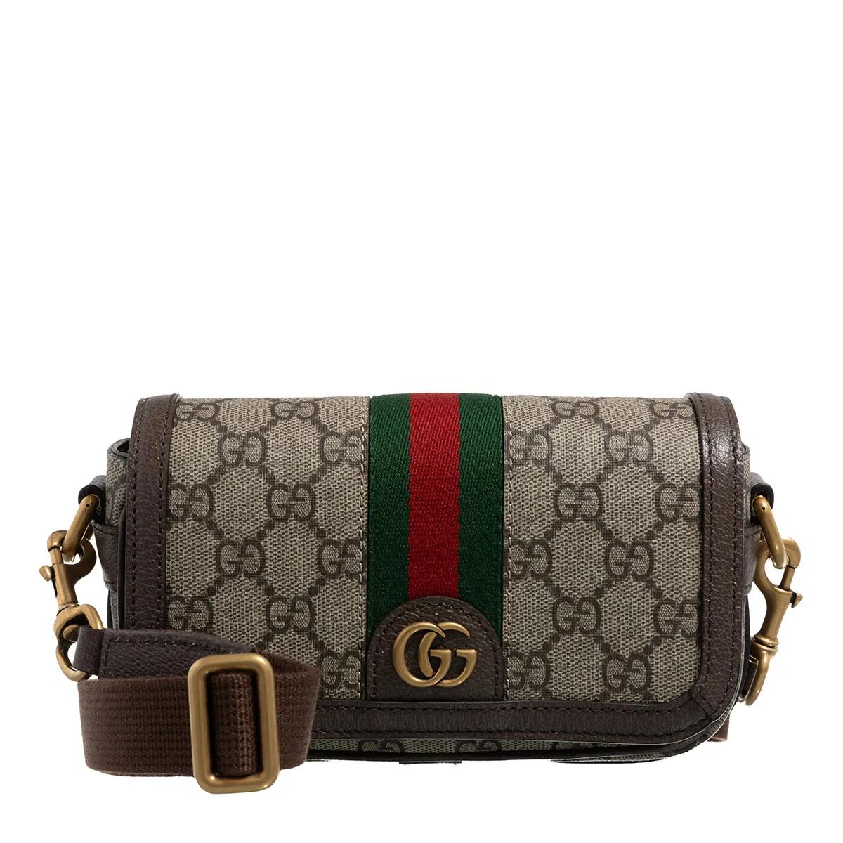 Gucci Schultertasche - Ophidia Super Mini Shoulder Bag - Gr. unisize - in Braun - für Damen Gucci Schultertasche - Ophidia Super Mini Shoulder Bag - Gr. unisize - in Braun - für Damen von Gucci