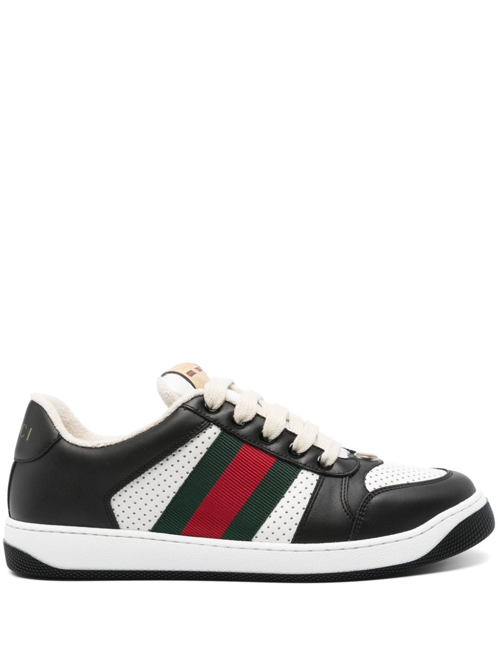 Gucci Screener lace-up sneakers - Black von Gucci