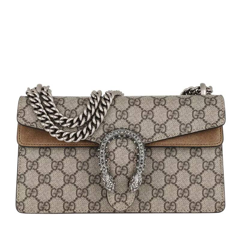 Gucci Umhängetasche - Dionysus Small Shoulder Bag GG Supreme - Gr. unisize - in Braun - für Damen von Gucci