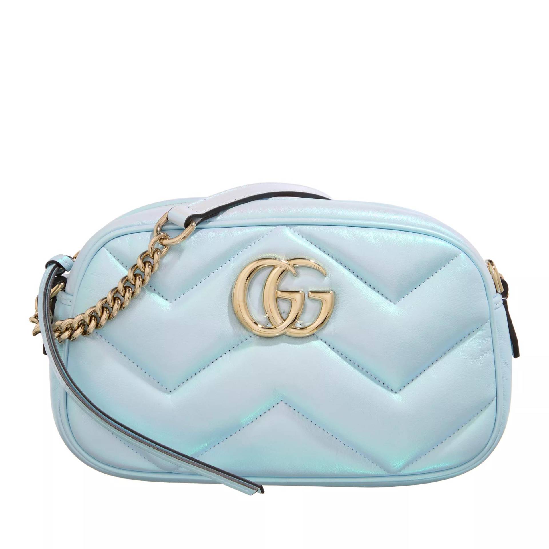 Gucci Umhängetasche - GG Marmont Shoulder Bag - Gr. unisize - in Blau - für Damen von Gucci