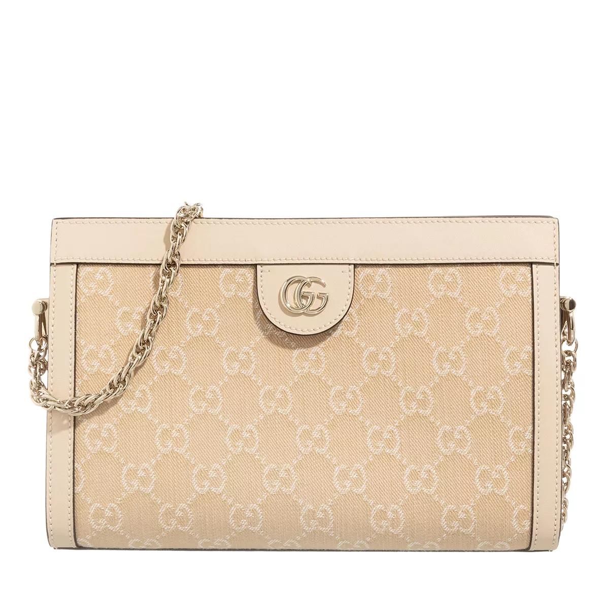 Gucci Umhängetasche - Ophidi GG Small Shoulder Bag - Gr. unisize - in Beige - für Damen von Gucci