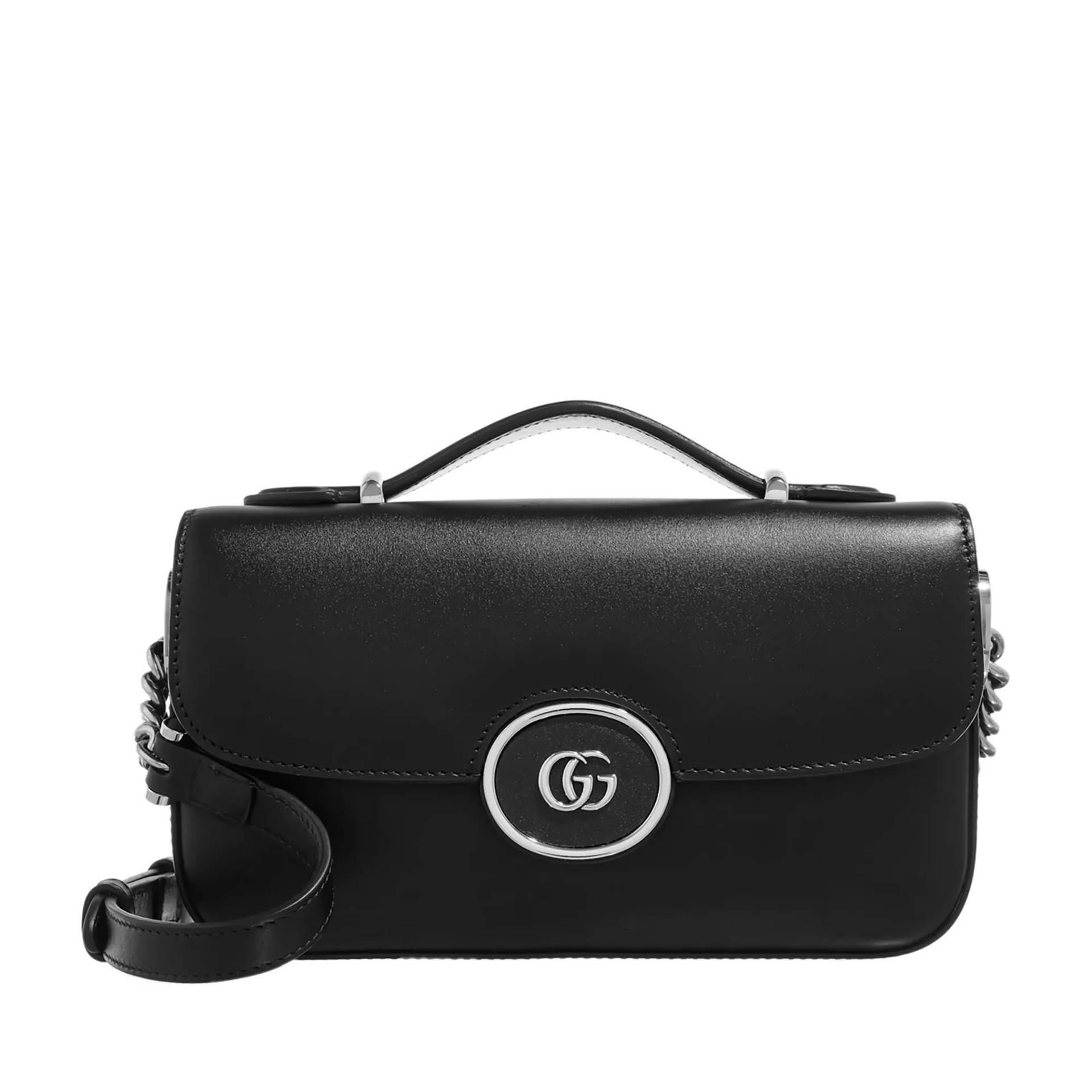 Gucci Umhängetasche - Petite GG Senna Calf Mini - Gr. unisize - in Schwarz - für Damen von Gucci