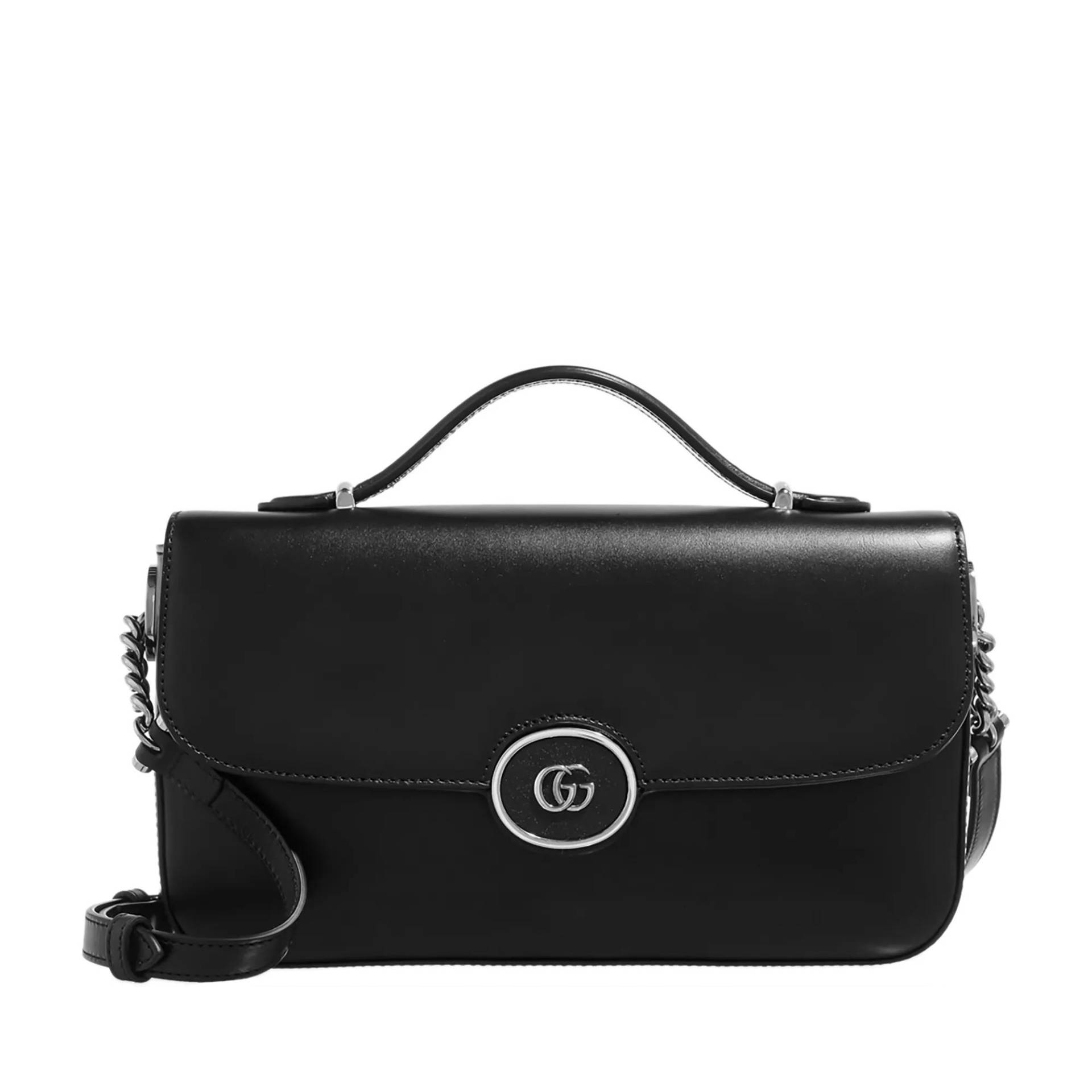 Gucci Umhängetasche - Small Petite GG Shoulder Bag - Gr. unisize - in Schwarz - für Damen von Gucci