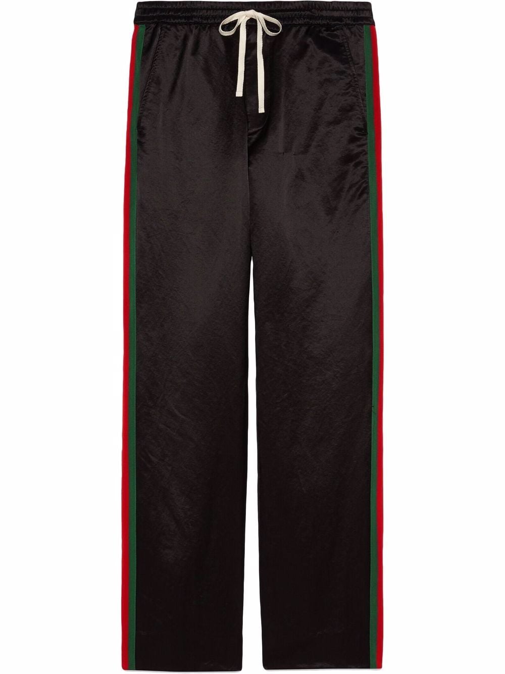 Gucci Web-panel track pants - Black von Gucci