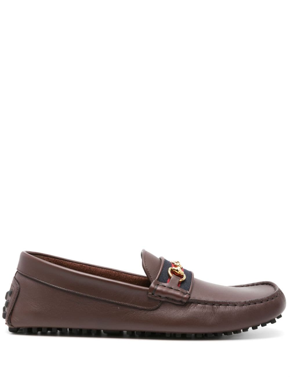 Gucci Horsebit-detail leather loafers - Brown von Gucci