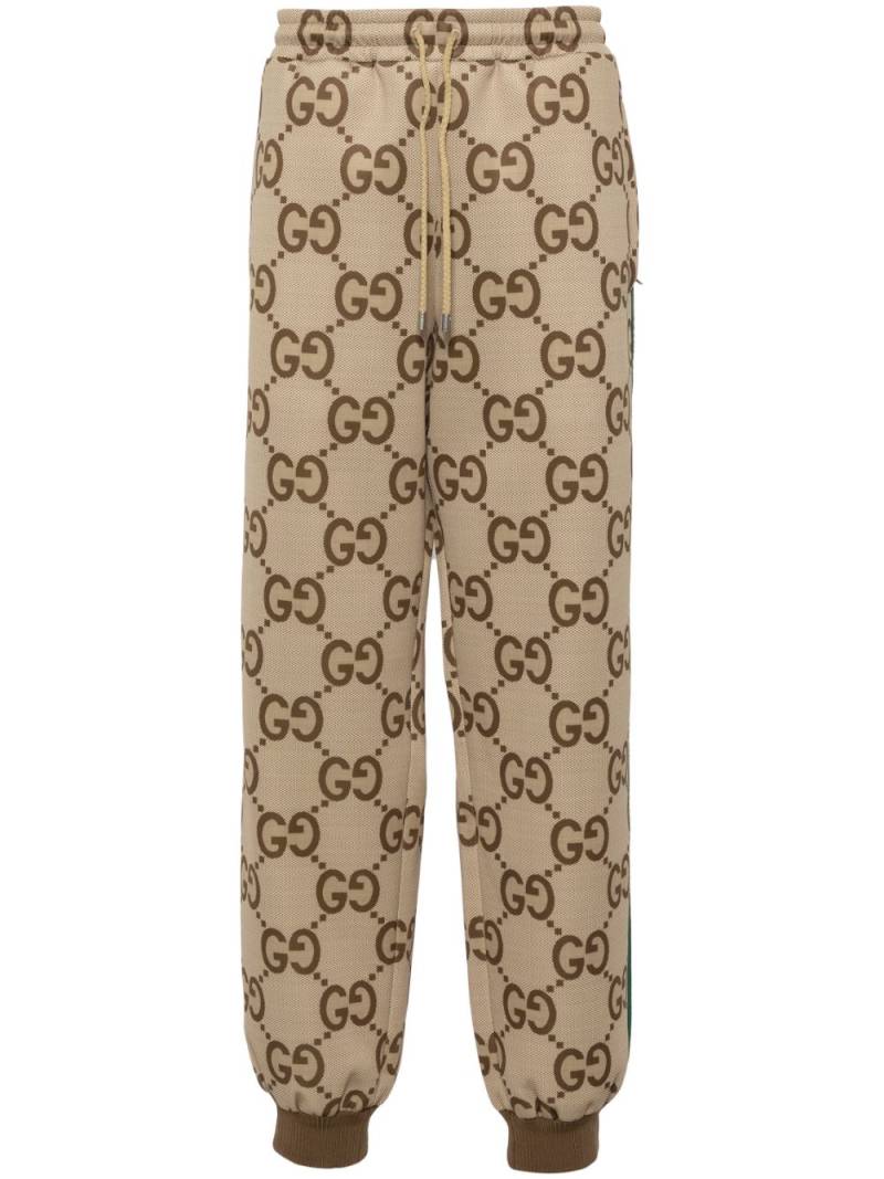Gucci Jumbo GG-print track pants - Neutrals von Gucci
