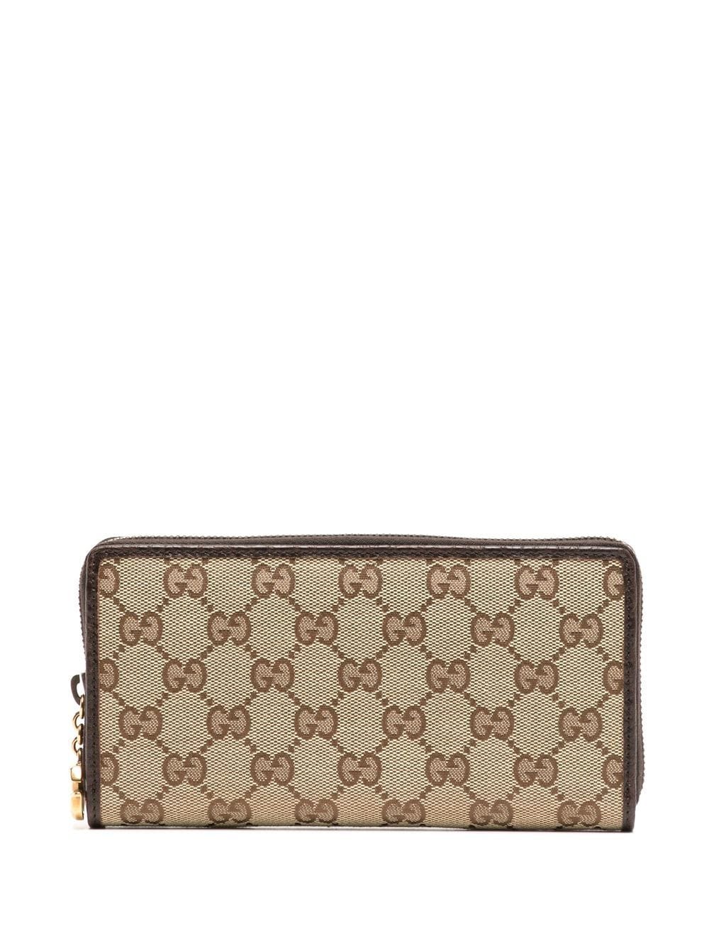 Gucci all-over GG-print wallet - Brown von Gucci