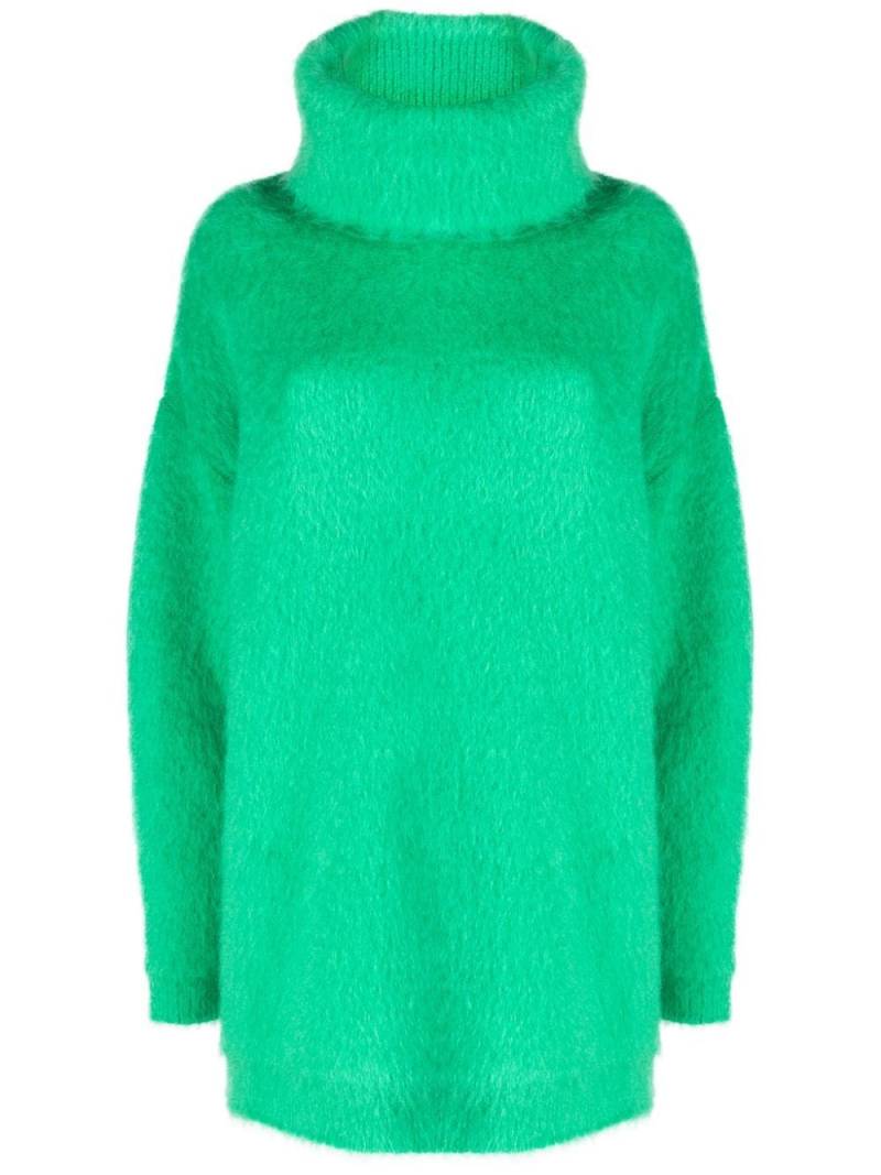 Gucci brushed mohair jumper dress - Green von Gucci