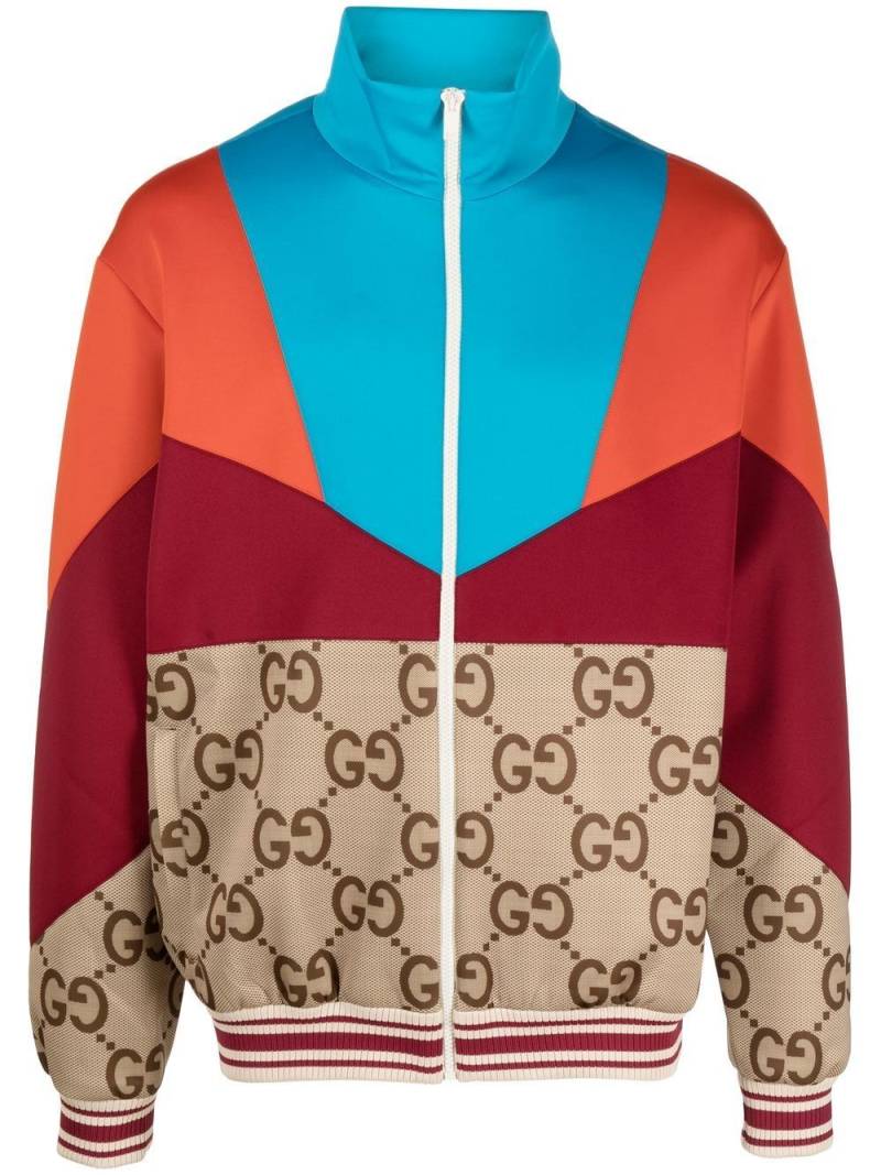 Gucci colour-block track jacket - Neutrals von Gucci