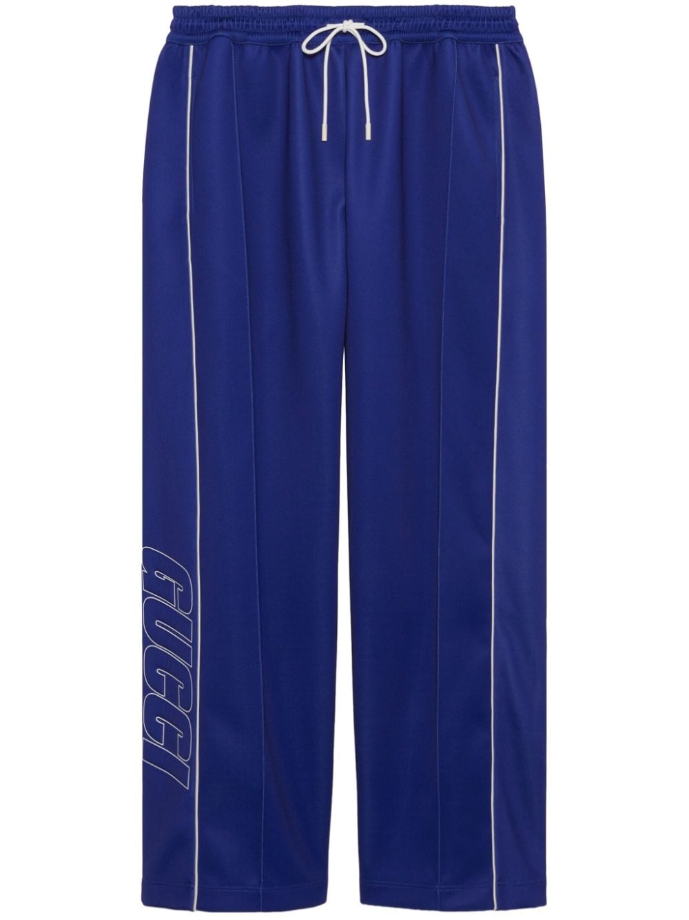 Gucci embossed-logo track pants - Blue von Gucci