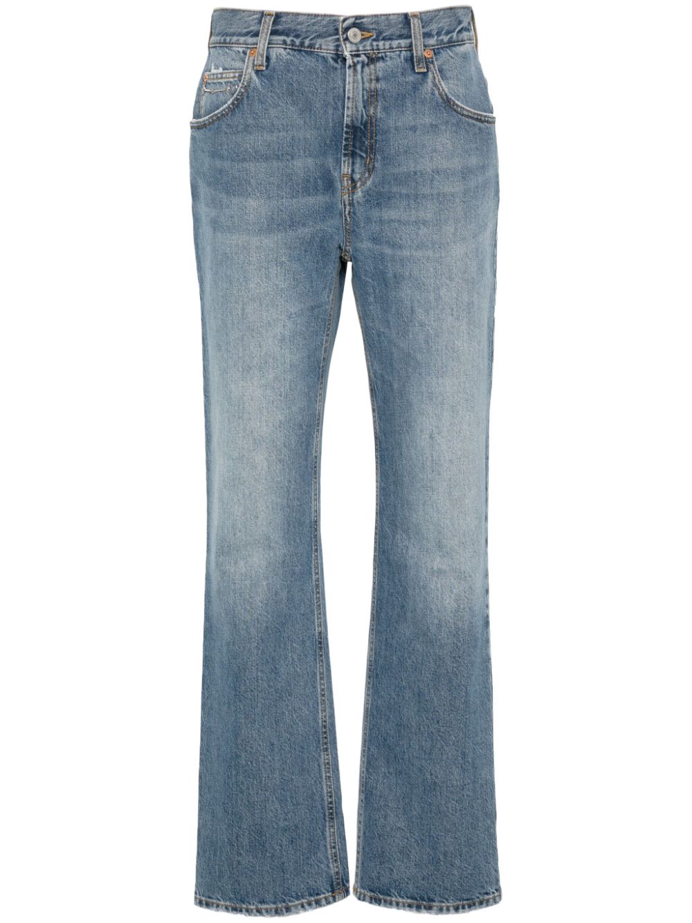 Gucci horsebit-detail straight-leg jeans - Blue von Gucci