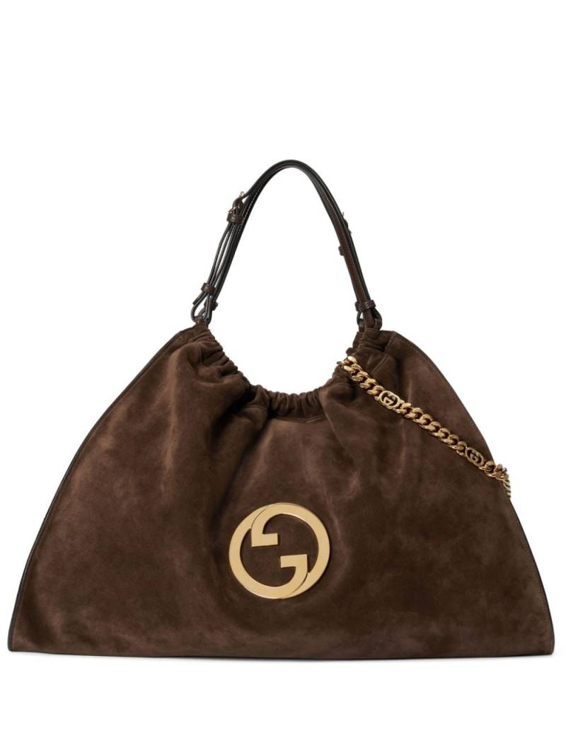 Gucci large Blondie tote bag - Brown von Gucci