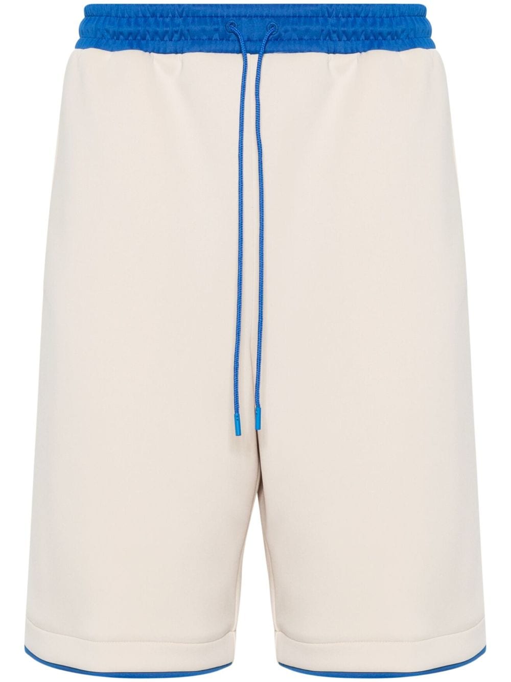 Gucci logo-appliqué scuba track shorts - Neutrals von Gucci