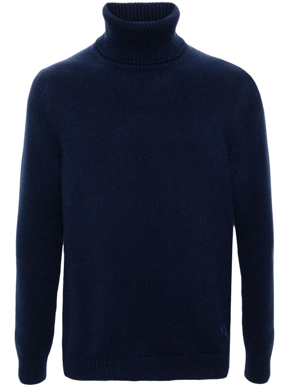 Gucci logo-embroidered cashmere jumper - Blue von Gucci