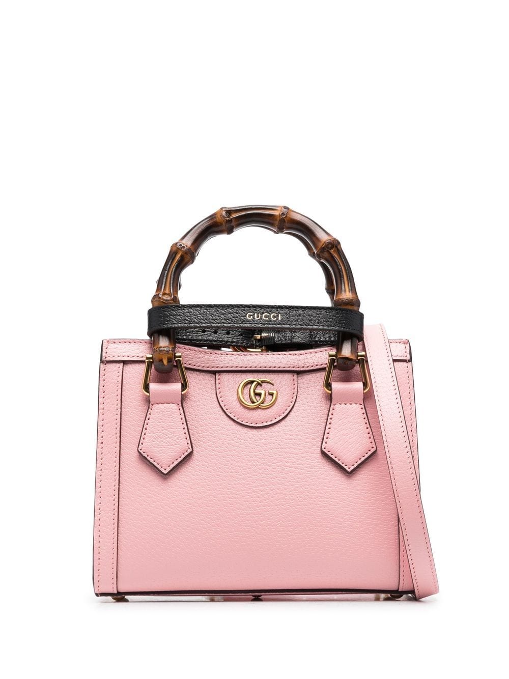 Gucci logo-plaque tote bag - Pink von Gucci