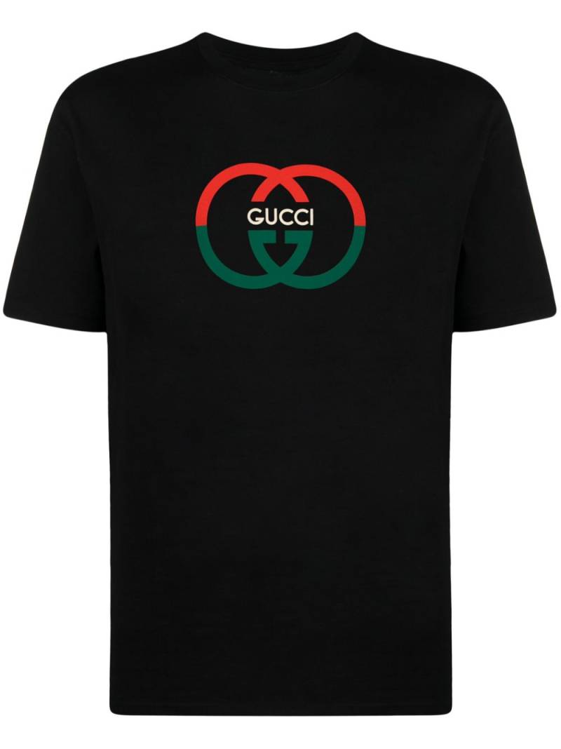 Gucci logo-print cotton T-shirt - Black von Gucci