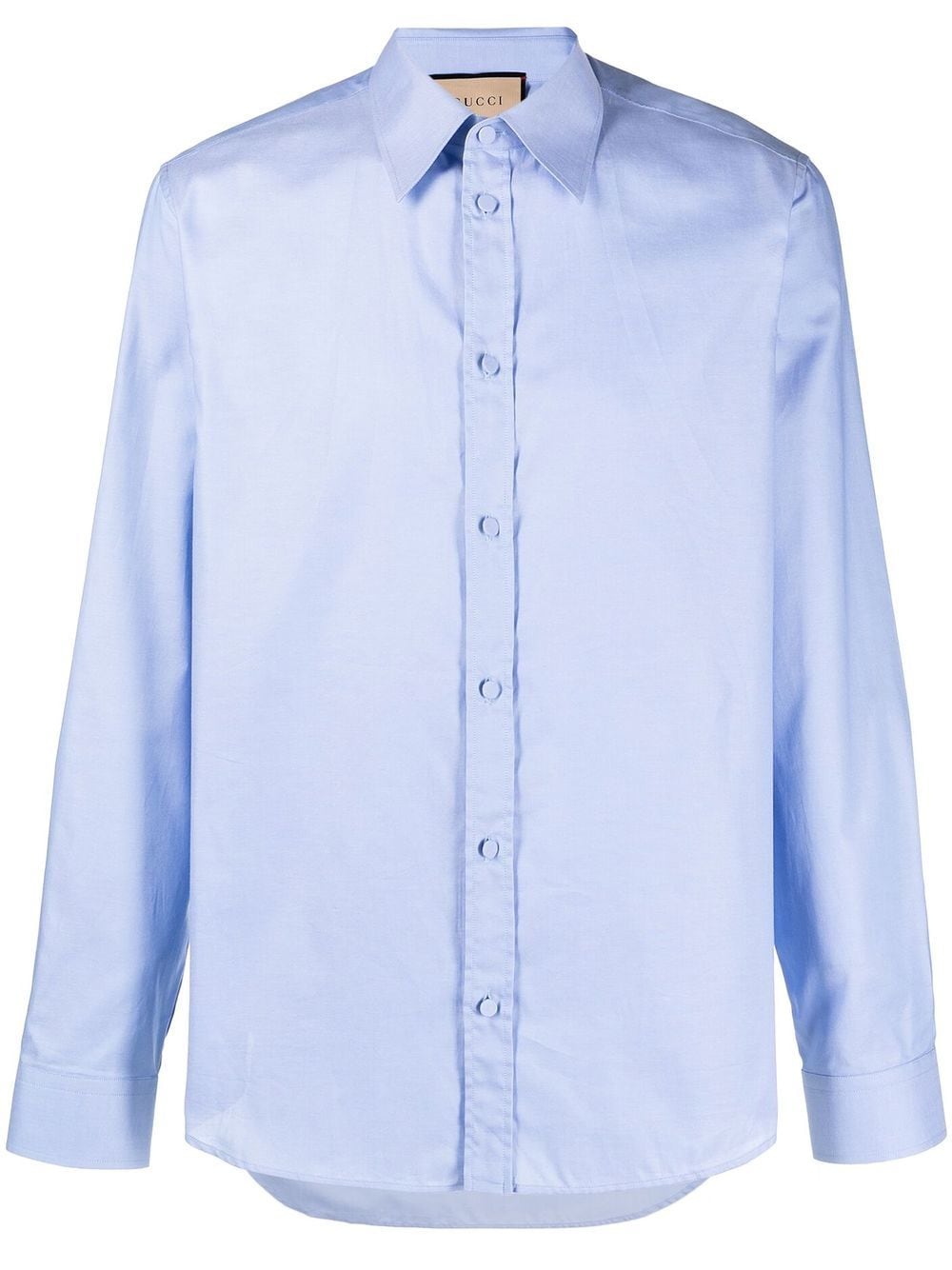Gucci long-sleeve cotton shirt - Blue von Gucci