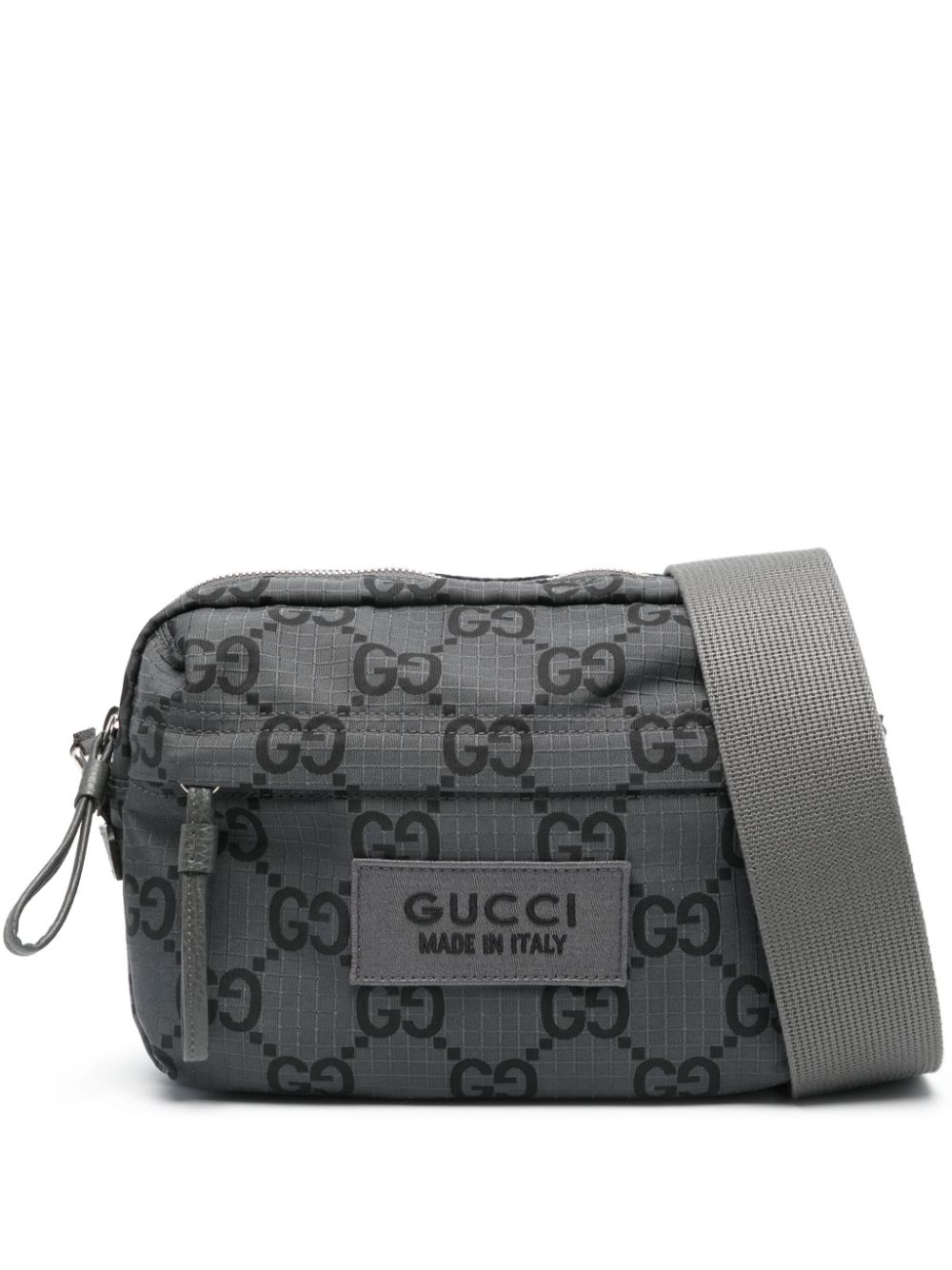 Gucci medium GG-Damier messenger bag - Grey von Gucci