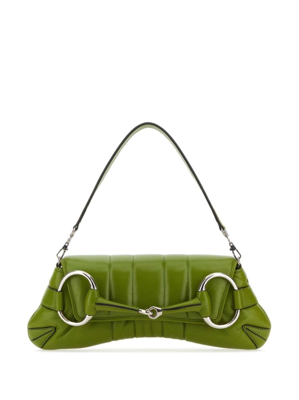 Gucci medium Horsebit Chain shoulder bag - Green von Gucci