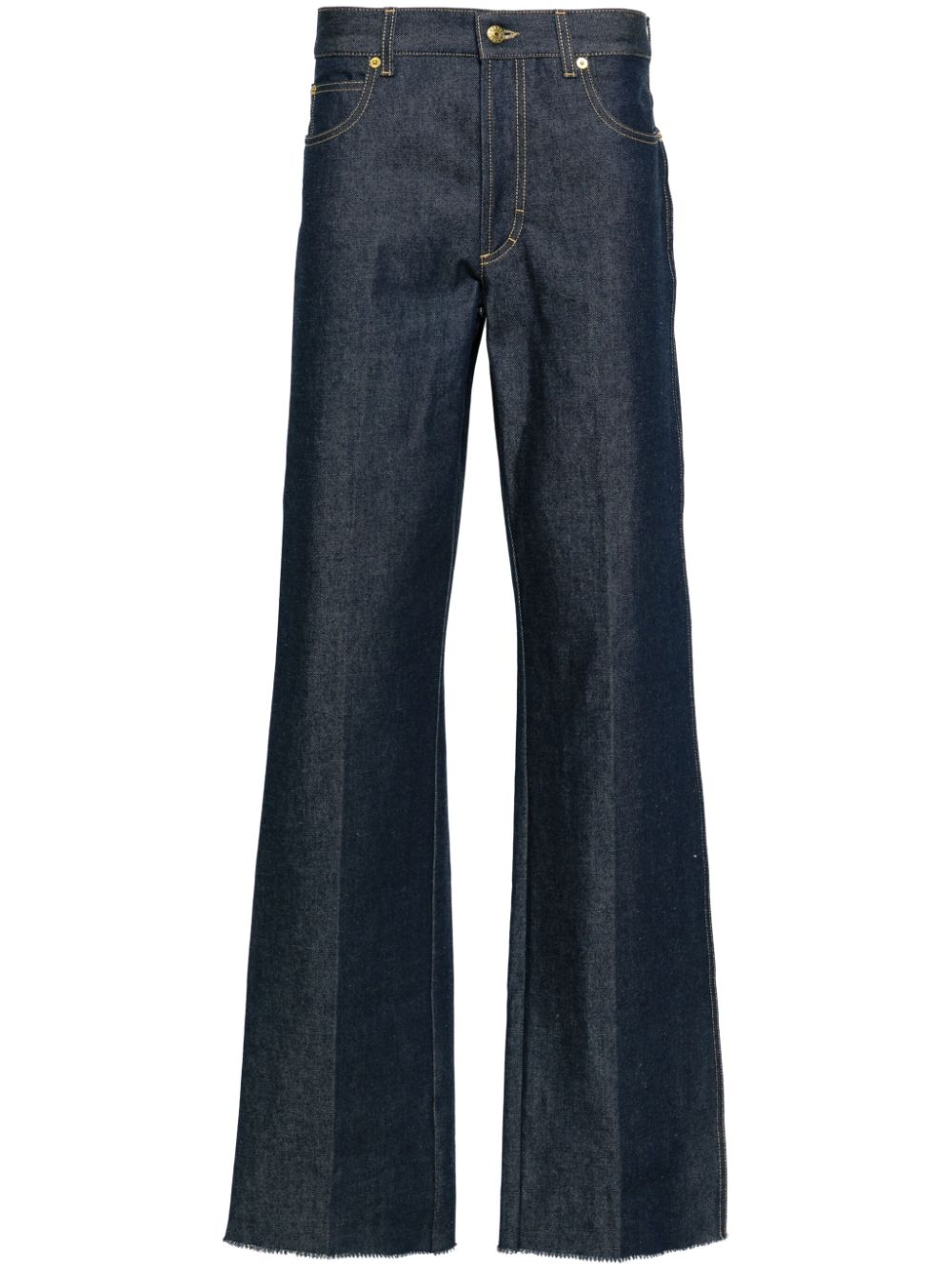 Gucci mid-rise straight-leg jeans - Blue von Gucci