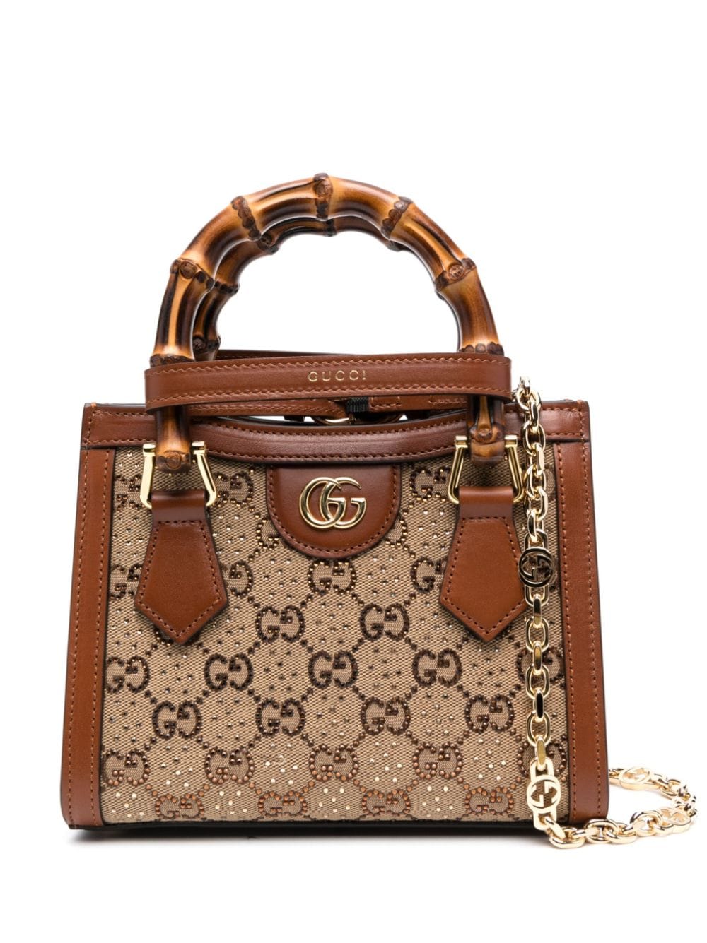 Gucci mini Diana tote bag - Brown von Gucci