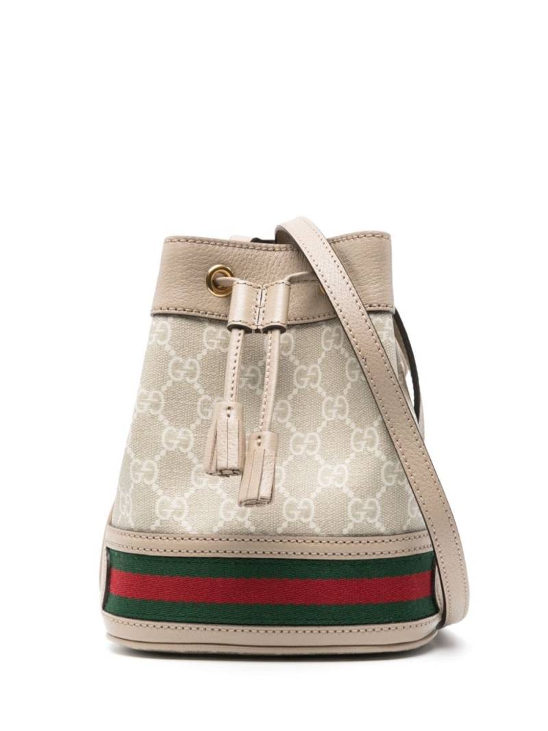 Gucci small Ophidia bucket bag - Neutrals von Gucci