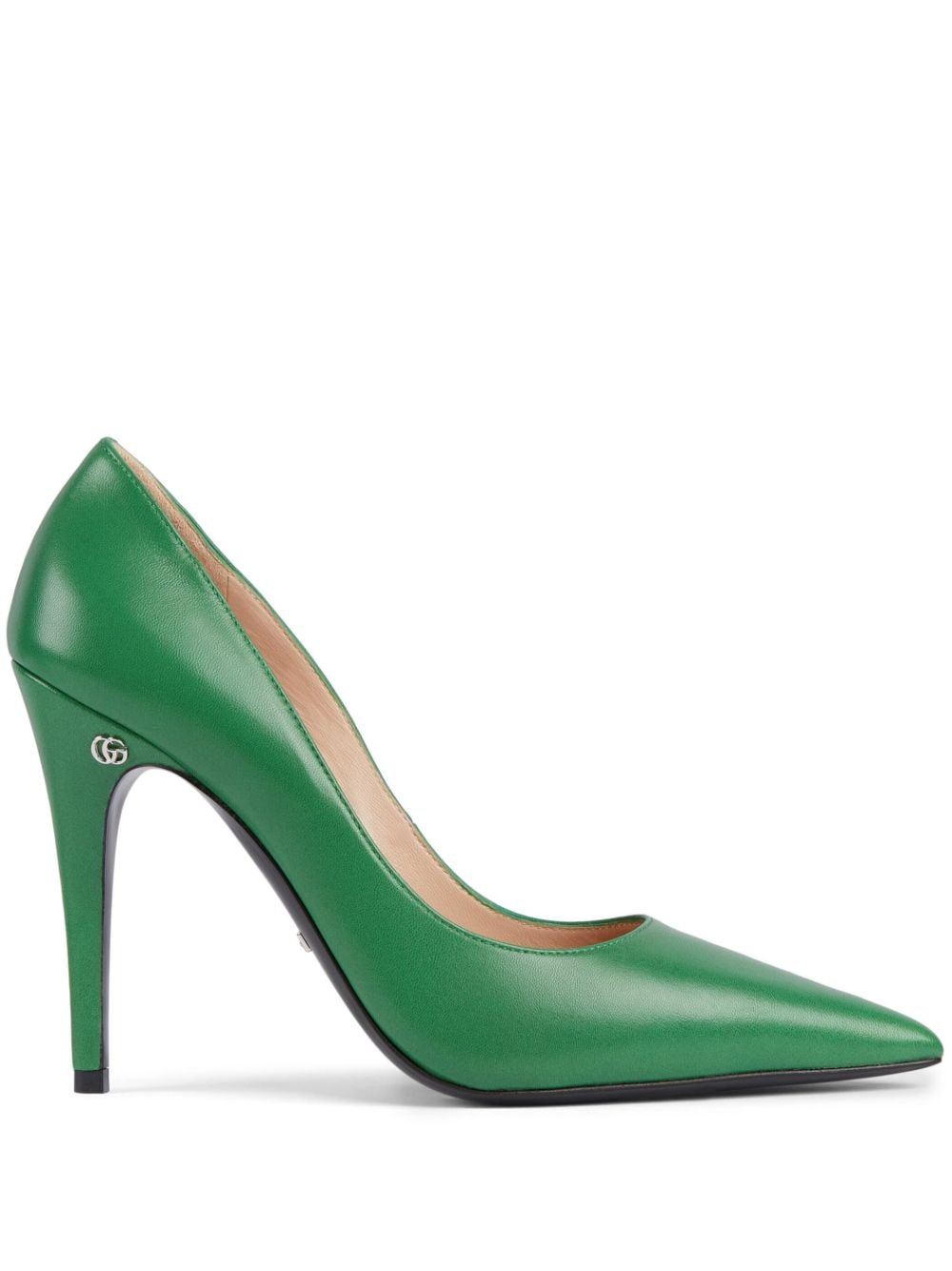 Gucci pointed-toe 105mm pumps - Green von Gucci