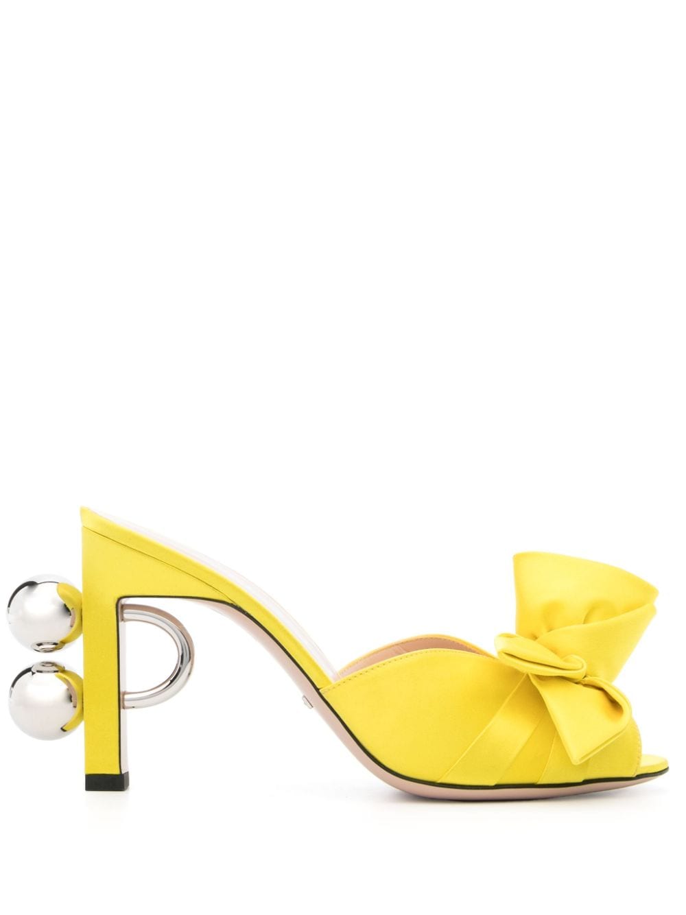 Gucci rose open-toe sandals - Yellow von Gucci