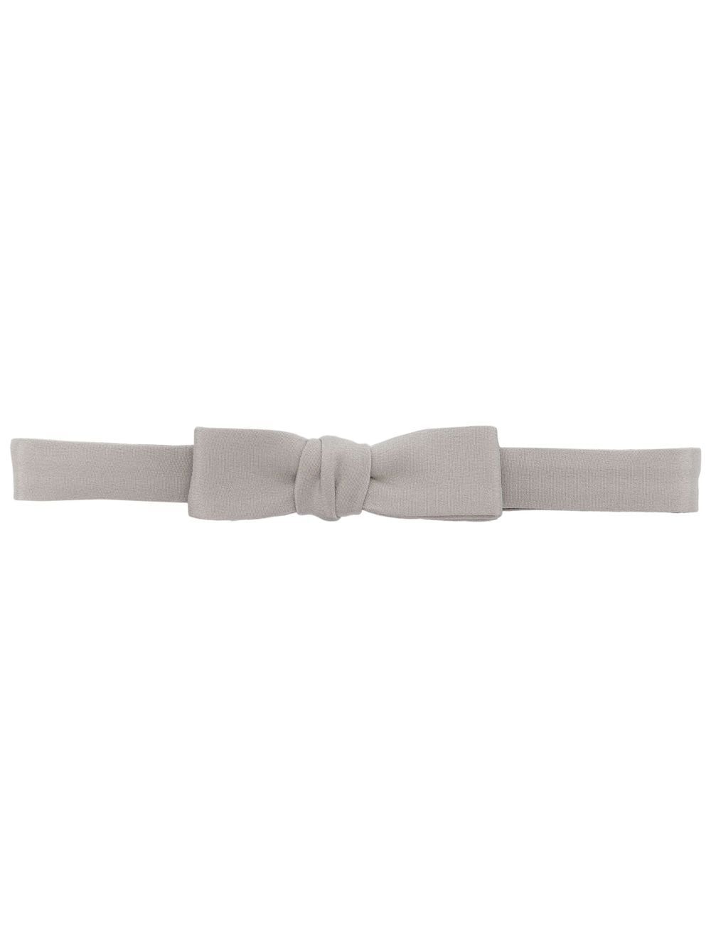 Gucci silk bow tie - Grey von Gucci