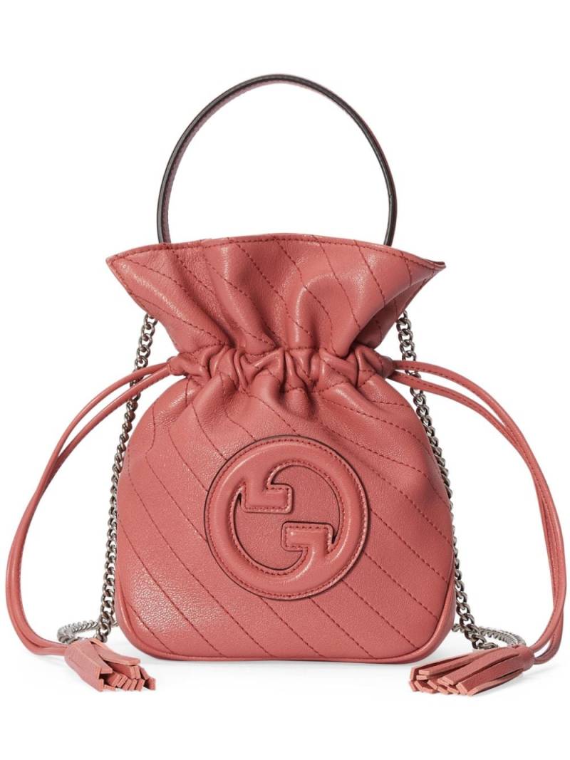 Gucci mini Blondie bucket bag - Pink von Gucci