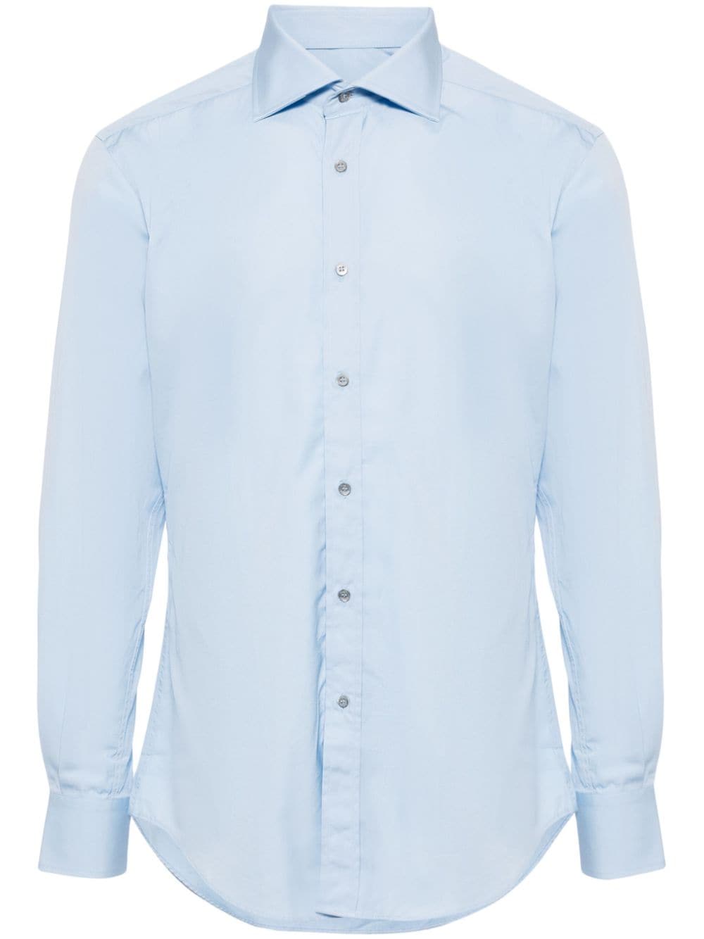 Gucci spread-collar cotton shirt - Blue von Gucci