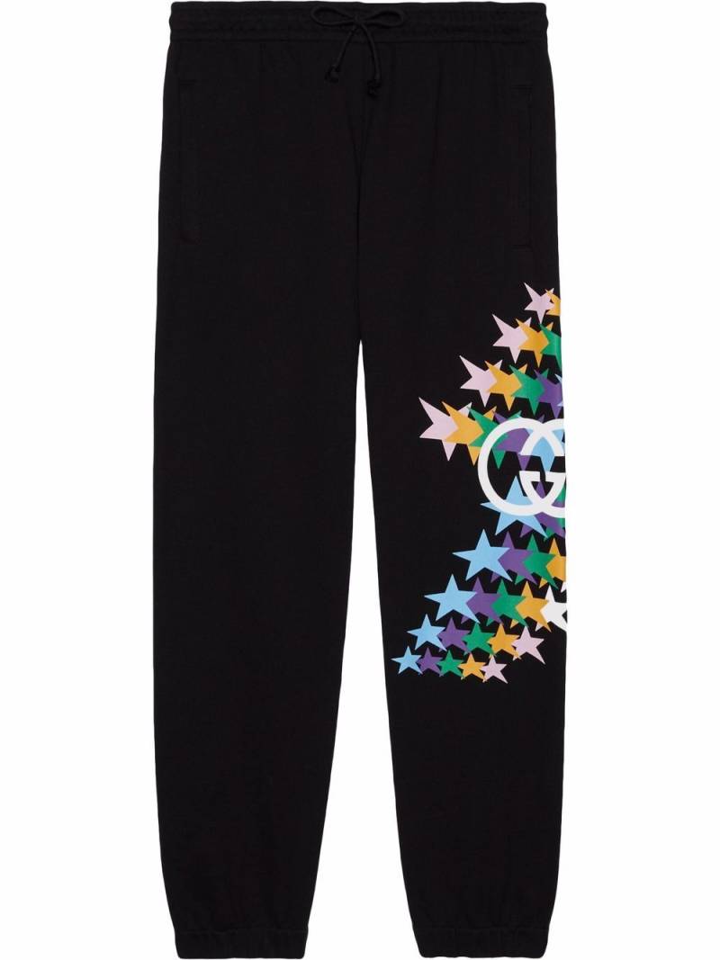 Gucci star-print track pants - Black von Gucci