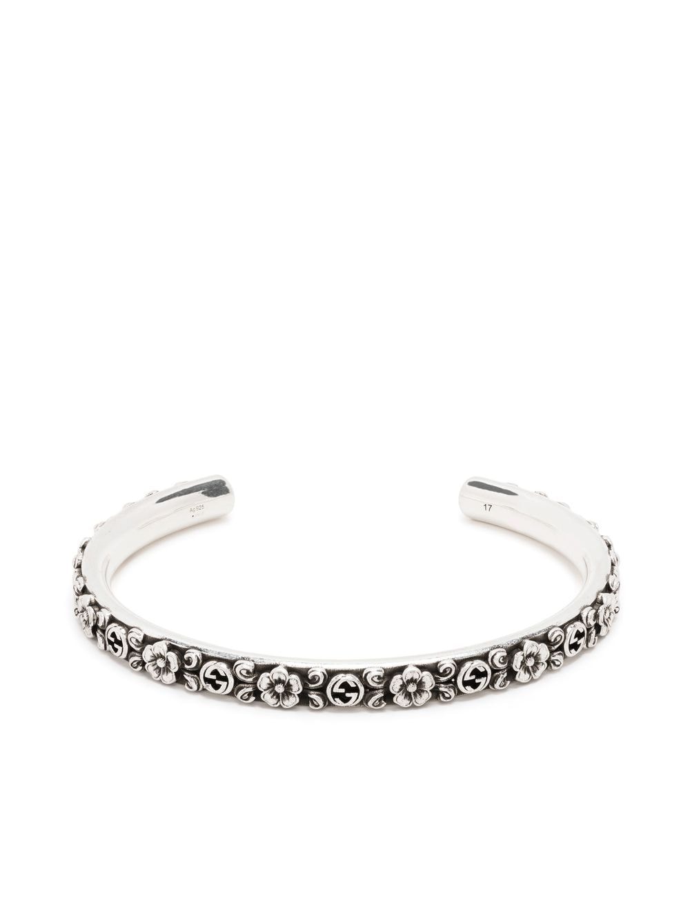 Gucci sterling silver Interlocking G bracelet von Gucci