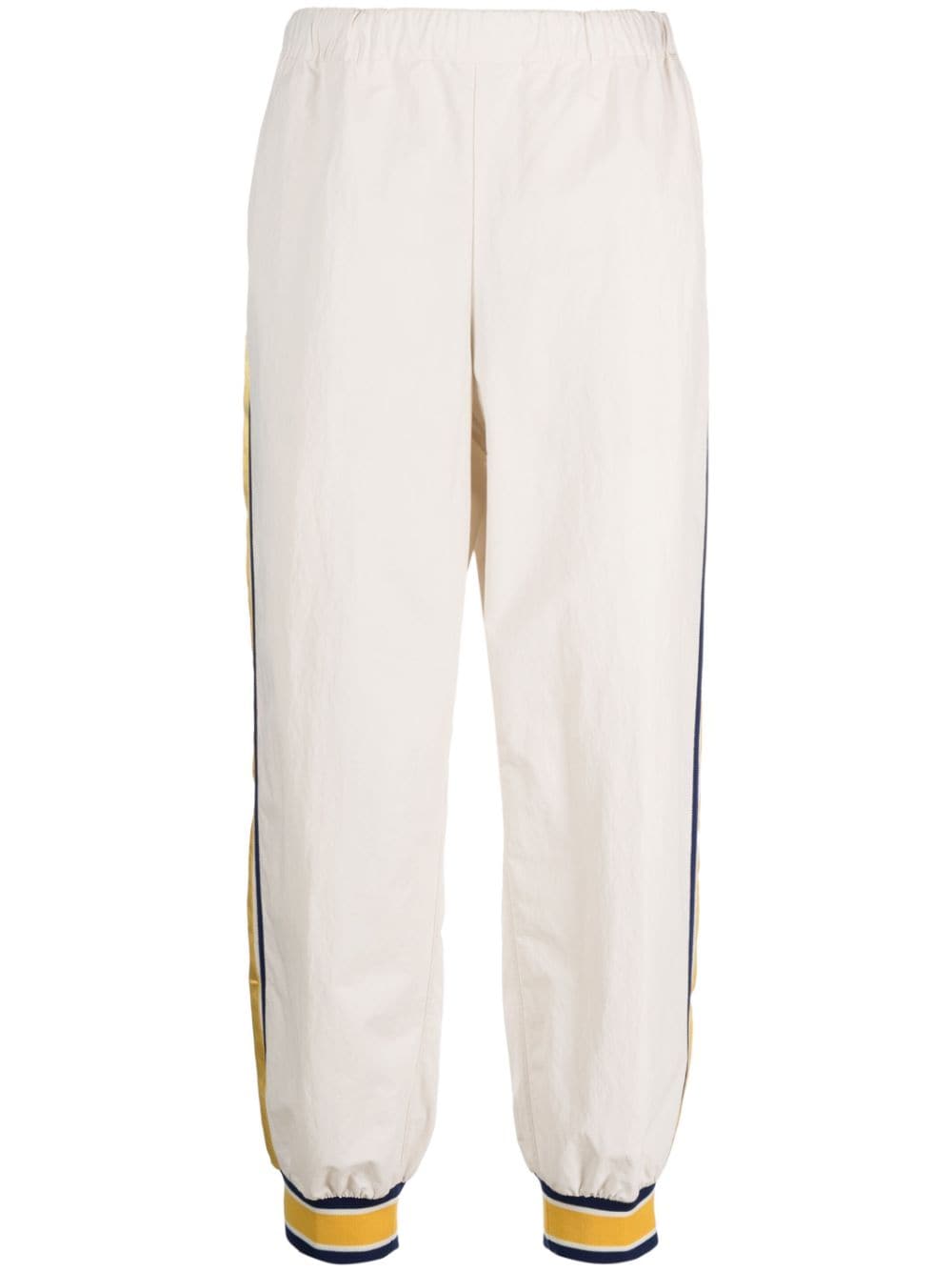 Gucci stripe-detail elasticated track pants - Neutrals von Gucci