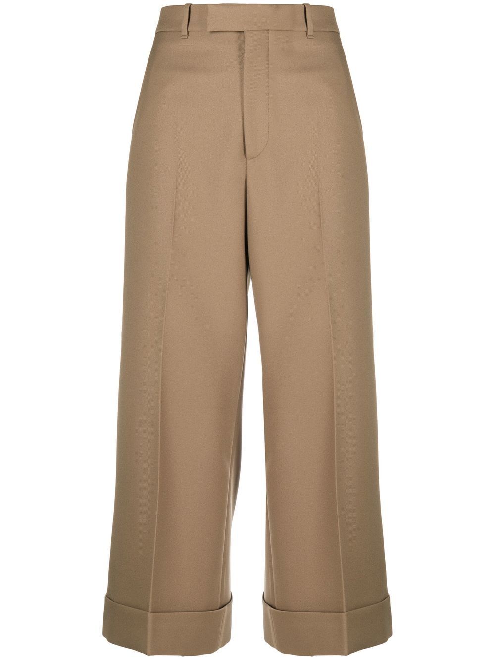 Gucci tailored cropped trousers - Brown von Gucci